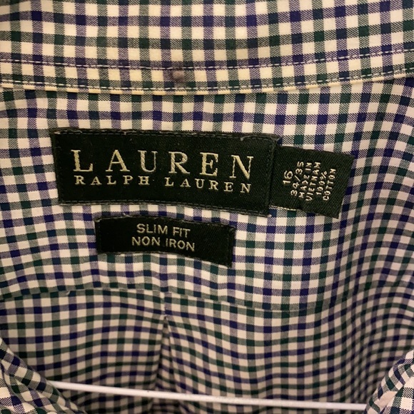 Ralph Lauren Dress Shirt 16, 34/35 - Picture 2 of 3